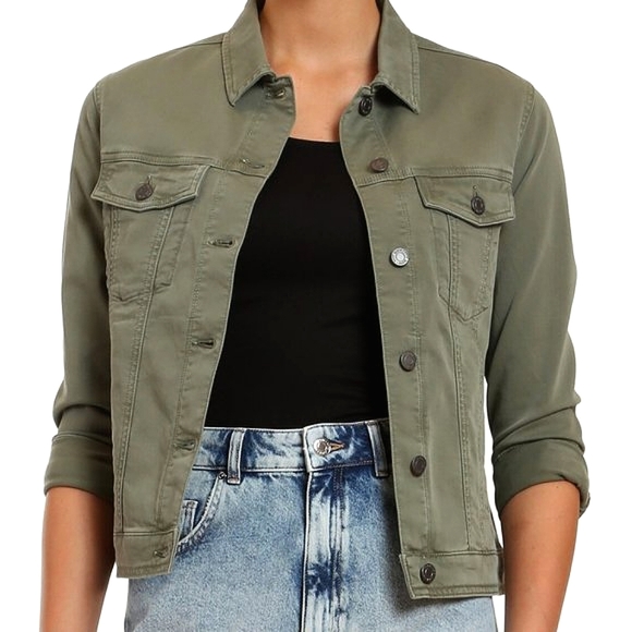 MAVI Katy Jacket In Khaki Twill Sz XS - Picture 1 of 8